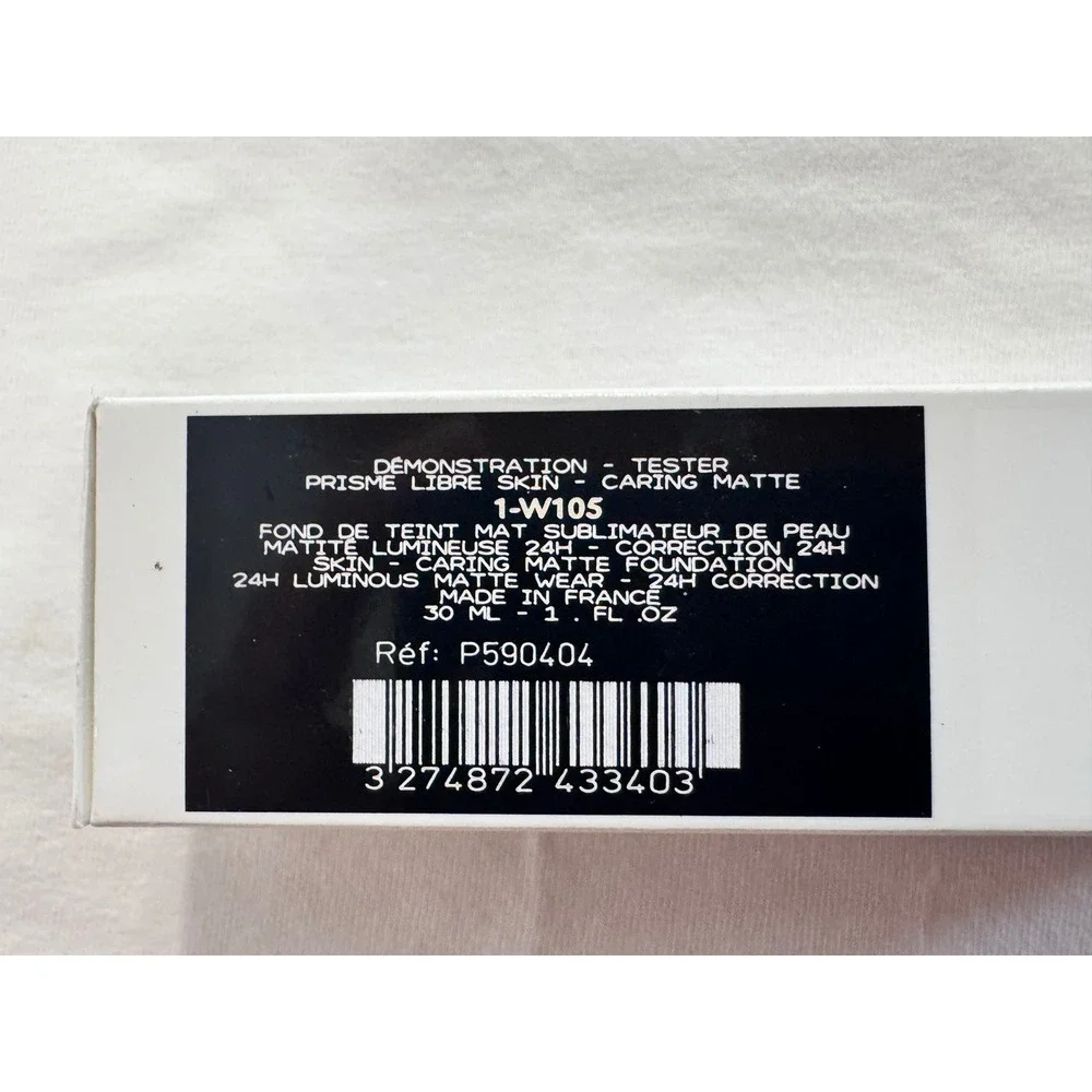 Givenchy‎ Prisme Libre Skin-Caring Matte Foundation 1-W105 1oz 30ml New